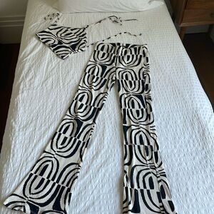 Zara printed 2 piece set Size Small